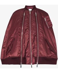 Noir Kei Ninomiya - Cape-design Regular-fit Shell Jacket - Lyst