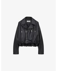 Loewe - Lambskin Biker Jacket - Lyst