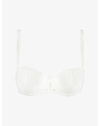 Aubade - Kiss Of Love Half-Cup Lace Woven Bra - Lyst