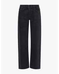 FRAME - Saturday Straight-Leg Low-Rise Denim Jeans - Lyst