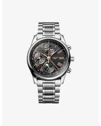 Longines - L2.673.4.61.6 Master Collection Chronograph Moonphase Stainless-Steel Automatic Watch - Lyst
