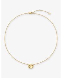 Monica Vinader - Aria 18Ct Vermeil Necklace - Lyst
