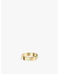 Cartier - C De 4Mm 18Ct- Wedding Ring - Lyst