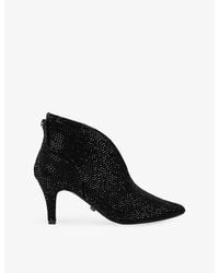 Carvela Kurt Geiger - Flute Heeled Suede Shoe Boots - Lyst