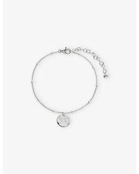 Monica Vinader - Mv Siren Muse Disc Sterling- Chain Bracelet - Lyst