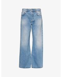 Acne Studios - 2021f Faded-wash Loose-fit Straight-leg Jeans - Lyst