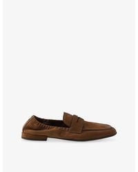 Prada - Shuffle Leather Loafers - Lyst