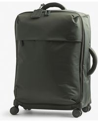 Lipault Plume Medium-trip Nylon Suitcase 63cm - Green