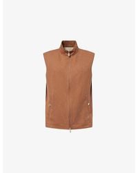 Eleventy - Solbiati Zip Linen Gilet - Lyst