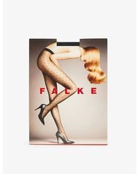 FALKE - Dot 15 Denier Stretch-Knit Tights - Lyst