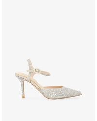 Dune - Compliments Crystal-Embellished Courts - Lyst