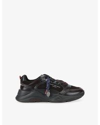 Kurt Geiger - Royston Faux-Leather Trainers - Lyst
