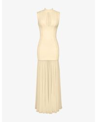 House Of Cb - Raphaella Sleeveless Stretch-Crepe Maxi Dress Xs (A-C Cup) - Lyst