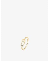 Messika - Move Uno 18Ct And 0.01Ct Diamond Ring - Lyst