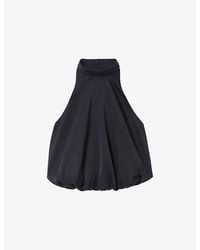 Claudie Pierlot - Sleeveless Open-Back Satin Top - Lyst