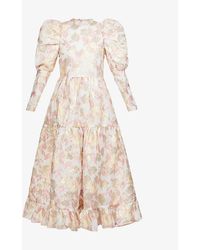 womens ivory maxi dress