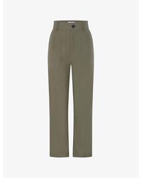 OMNES - Cinnamon High-rise Relaxed-fit Stretch-woven Trousers - Lyst