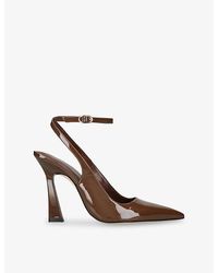 Stuart Weitzman - Vinnie 100 Patent-Leather Courts - Lyst