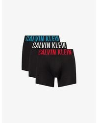 Calvin Klein - Intense Power Pack Of Three Cotton-Jersey Boxer Briefs - Lyst