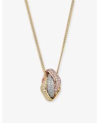 Cartier - Trinity Cushion 18Ct And 1.15Ct Diamond Pendant Necklace - Lyst
