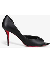 Christian Louboutin - Apostropha 80 Pointed-toe Leather Courts - Lyst