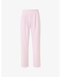 Sweaty Betty - Sand-Wash Wide-Leg Stretch-Modal Trousers - Lyst