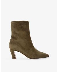 Steve Madden - Willah Suede Heeled Ankle Boots - Lyst