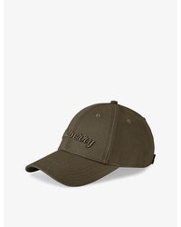 Mulberry - Logo-embroidered Cotton-twill Baseball Cap - Lyst