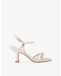 Steve Madden - Posy Faux-Leather Heeled Sandals - Lyst