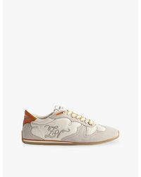 Zadig & Voltaire - Dance Leather And Suede Trainers - Lyst