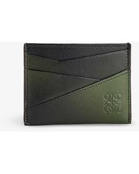Loewe - Puzzle Edge Brand-debossed Leather Card Holder - Lyst
