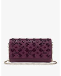 Christian Louboutin - Paloma Leather Wallet-on-chain - Lyst
