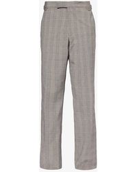 Vivienne Westwood - Sang Straight-leg High-rise Stretch-cotton Trousers - Lyst