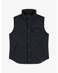 BOGGI - Padded Patch-Pocket Woven Gilet - Lyst