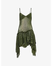 chinese dress ladies Women's Seraphina Lace Trim Mini Dress