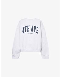 4th & Reckless - Avenue Logo-Print Cotton Sweatshirt - Lyst