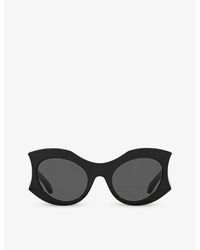 Balenciaga - Bb0256s Cat-eye Acetate Sunglasses - Lyst