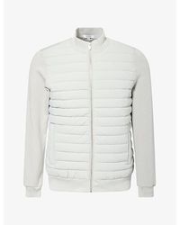 Arne - Hybrid Quilted Woven Jacket - Lyst