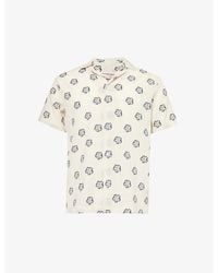 Orlebar Brown - Marne Flower-print Cotton-blend Shirt - Lyst