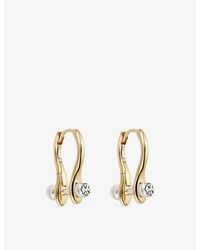 Astley Clarke - Aurora 18Ct- Plated Sterling- And Sterling- Hoop Earrings - Lyst