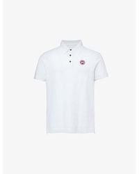 Canada Goose - Beckley Logo-Patch Cotton Polo Shirt - Lyst