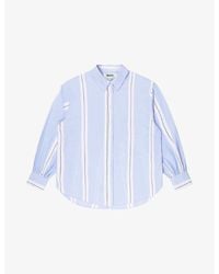Ro&zo - Striped Relaxed-Fit Cotton Shirt - Lyst