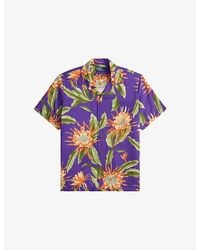Polo Ralph Lauren - Printed Short-Sleeve Woven Shirt - Lyst