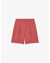 Reiss - Jules Tailored Woven Bermuda Shorts - Lyst