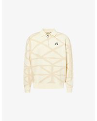 Malbon - Verdant Quarter-Zip Cotton Sweater - Lyst