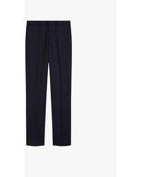 Ted Baker - Vy Skyets Slim-fit Mid-rise Wool Trousers - Lyst