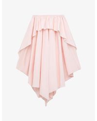 Loewe - X Paula's Ibiza Layered Ruffle Cotton Midi Skirt - Lyst