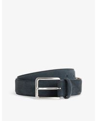BOGGI - Suede Buckle Belt - Lyst