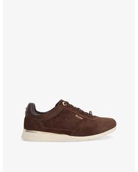 Dune - Entitle Low-Top Suede Runner Trainers - Lyst