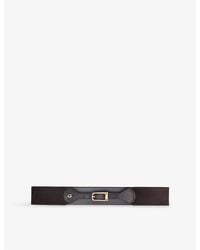 Maje - Corset Leather And Suede Belt - Lyst